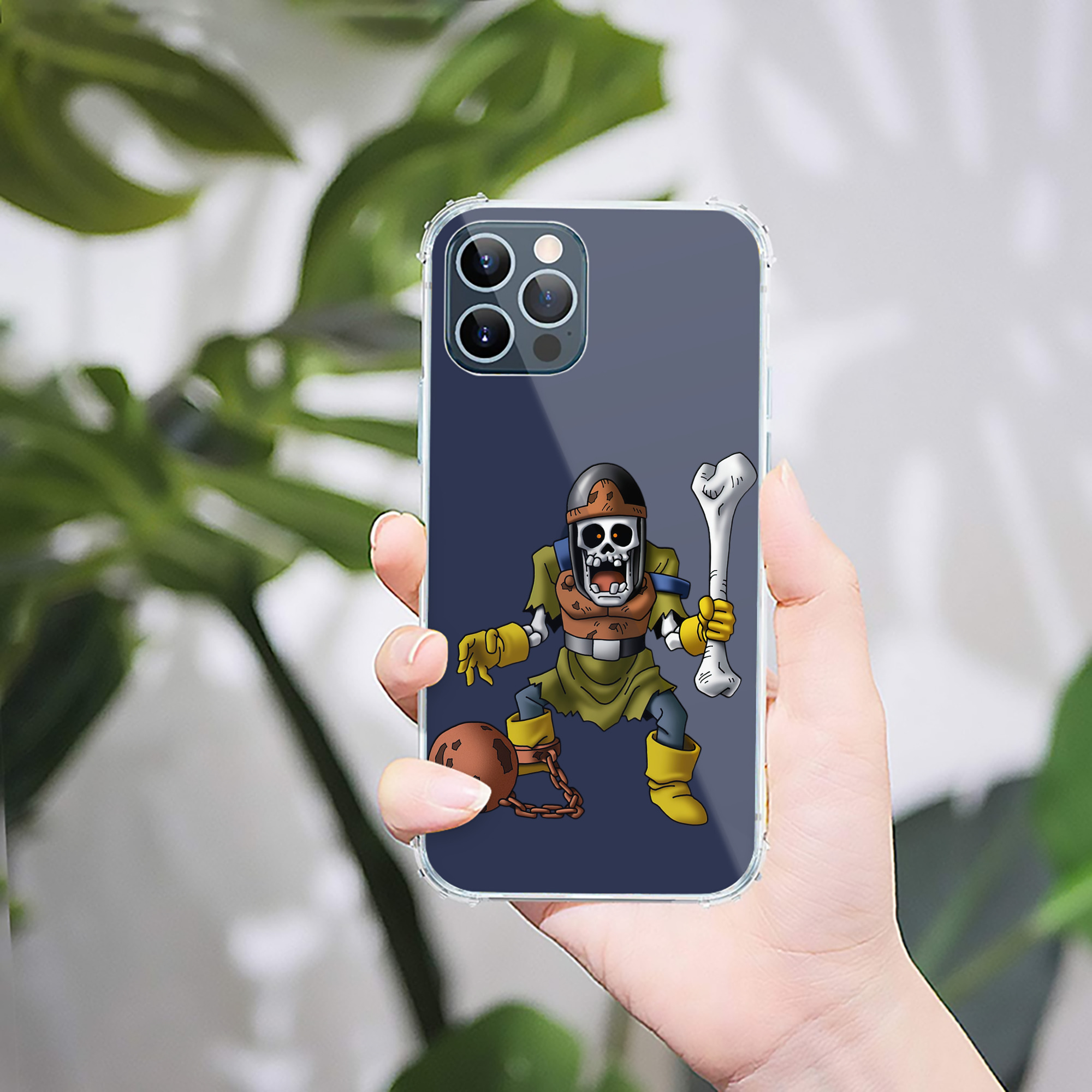（画像用） ドラゴンクエスト Doragon Kuesuto Dragon Quest 【iPhone 12シリーズ対応】透明スマホケース（クリアソフトケース）